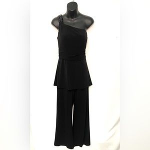 White House Black Market Jumper Suit w/ Stones Sz 6